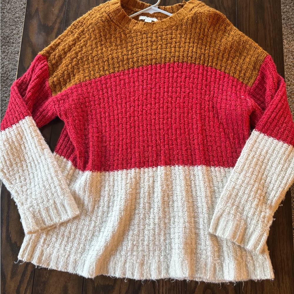 Roomy Colorblock Sweater - American Eagle